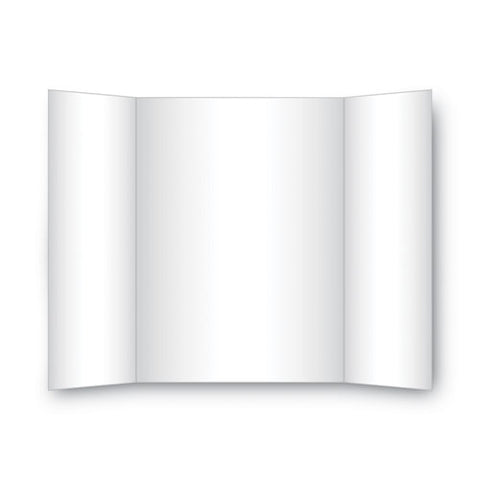 Two Cool Tri-fold Poster Board, 36 X 48, Black/white, 6/carton