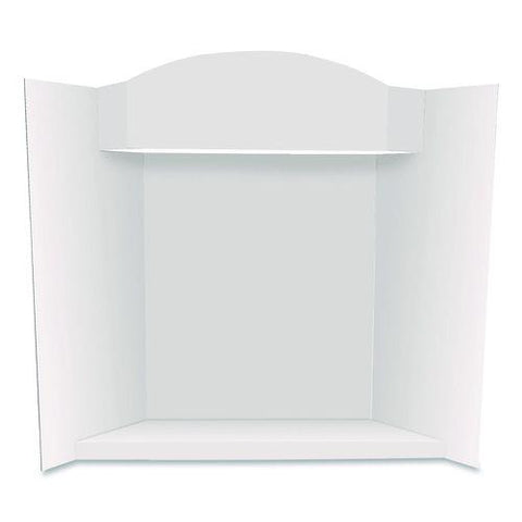 Stage It Display Board, 37" X 44", 1-ply, Corrugate, White, 5/pack