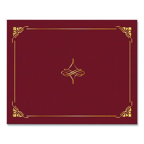 Certificate/document Cover, 8.75 X 11.25, Red, 5/pack