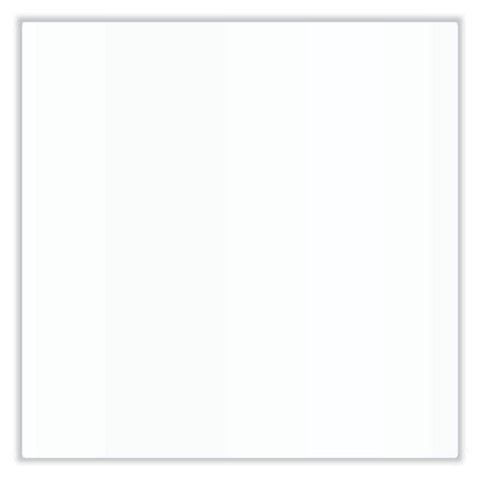 Aria Low Profile Magnetic Glass Whiteboard, 72" X 48", White Surface