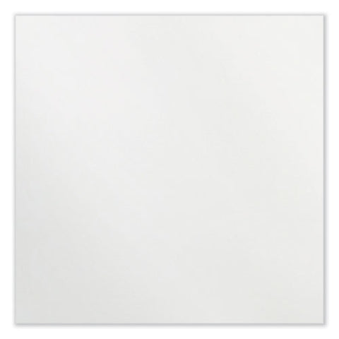 Coda Low Profile Circular Magnetic Glassboard, 24" X 24", White Surface