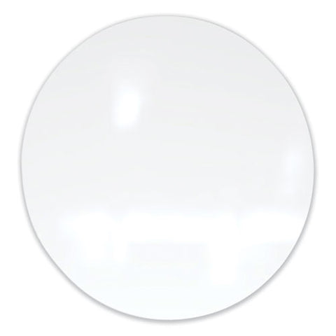 Coda Low Profile Circular Magnetic Glassboard, 36" X 36", White Surface