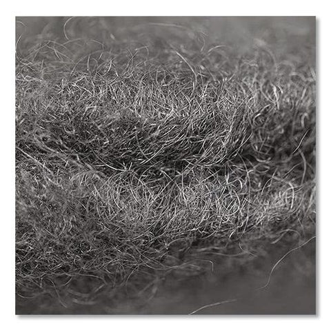 Radial Steel Wool Pads, Grade 00 (very Fine): Cleaning And Polishing, 20" Diameter, Gray, 12/carton