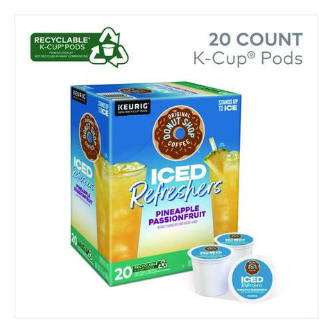 Iced Refreshers K-cup Pods, Pineapple Passion Fruit, 20/box