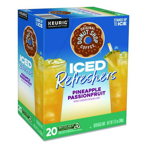 Iced Refreshers K-cup Pods, Pineapple Passion Fruit, 20/box