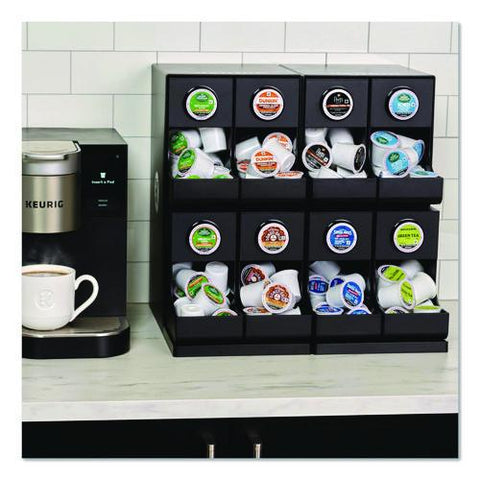 K-cup Organizer, 17.8 X 14.57 X 17.28, Black