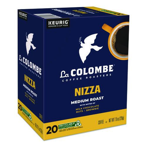 Coffee K-cup Pods, Nizza Medium Roast, 20/box