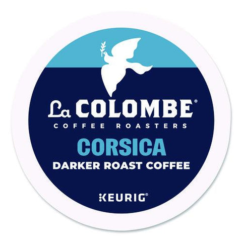 Coffee K-cup Pods, Corsica Dark Roast, 20/box
