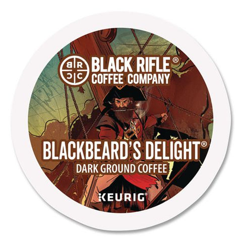 Blackbeard's Delight Coffee K-cups, 22/box, 4 Boxes/carton