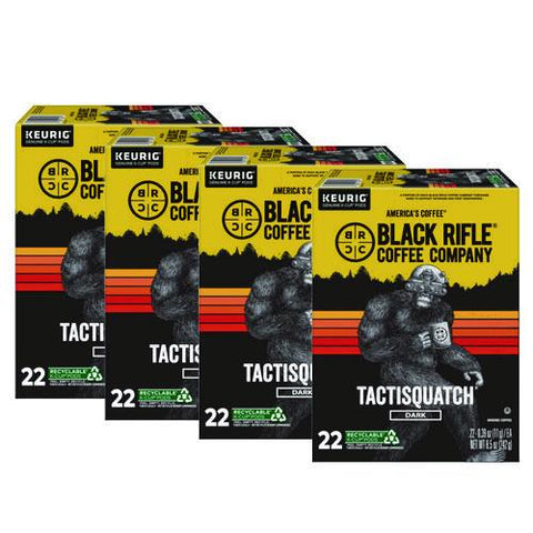 Tactisquatch Coffee K-cups, 88/carton