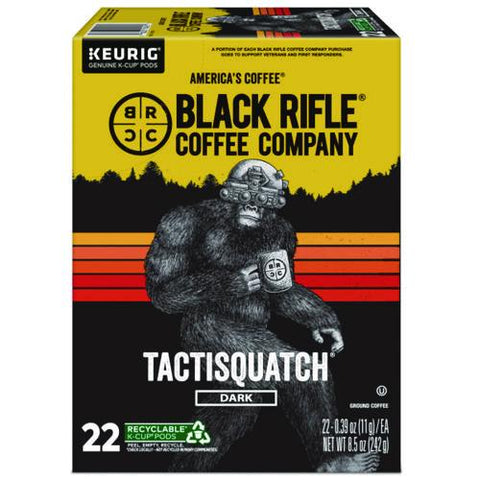 Tactisquatch Coffee K-cups, 22/box