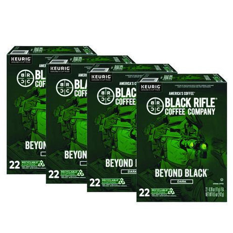 Beyond Black Coffee K-cups, 88/carton