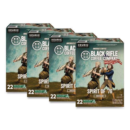 Spirit Of '76 Coffee K-cups, 22/box, 4 Boxes/carton