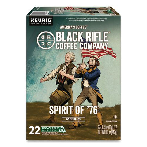 Spirit Of '76 Coffee K-cups, 22/box