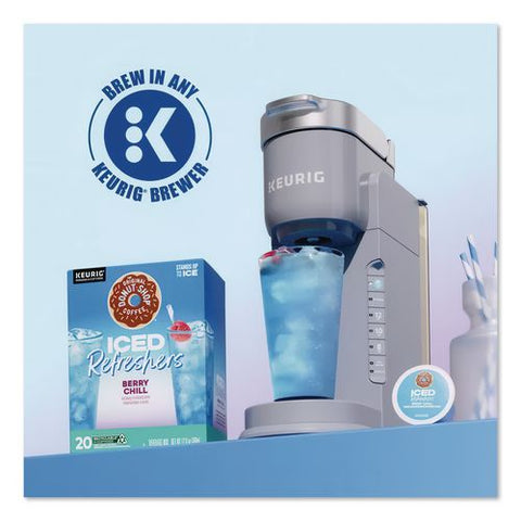 Iced Refreshers K-cup Pods, Berry Chill, 20/box, 4 Boxes/carton