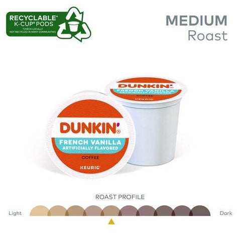 K-cup Pods, French Vanilla, 22 Pods/box