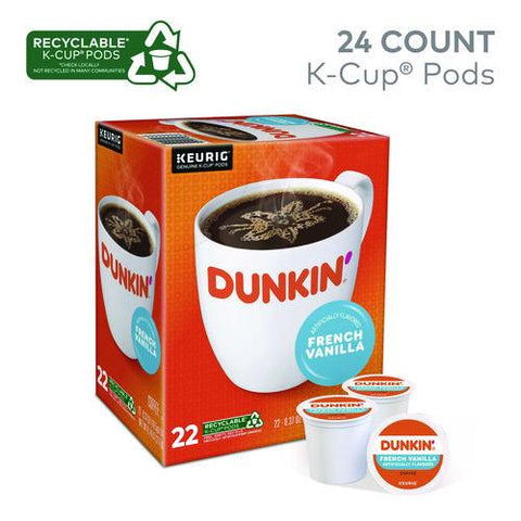 K-cup Pods, French Vanilla, 22 Pods/box