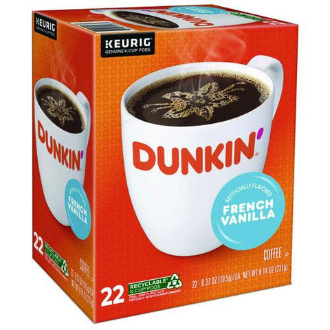 K-cup Pods, French Vanilla, 22 Pods/box