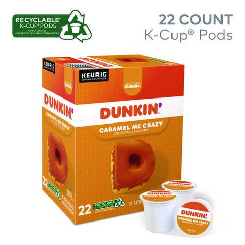 K-cup Pods, Caramel Me Crazy, 22/box