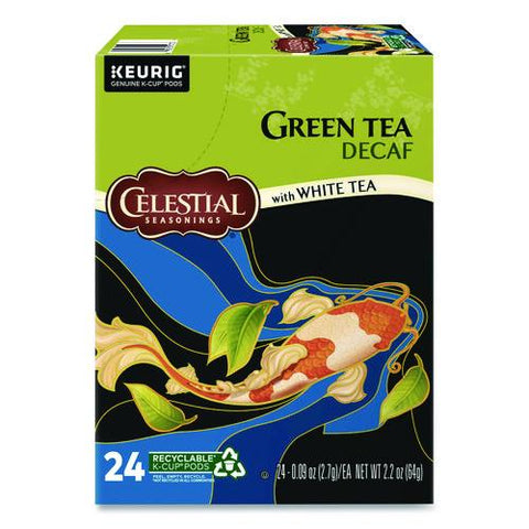 Decaffeinated Green Tea K-cups, 24/box