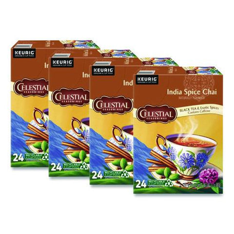 India Spice Chai Tea K-cups, 96/carton