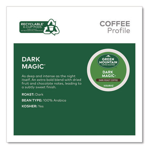 Dark Magic Extra Bold Coffee K-cups, 0.4 Oz, 48/box