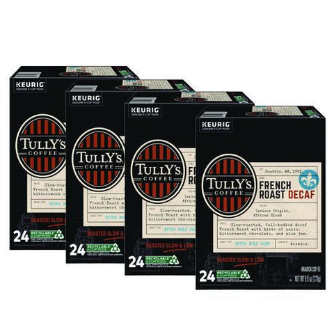 French Roast Decaf Coffee K-cups, 96/carton