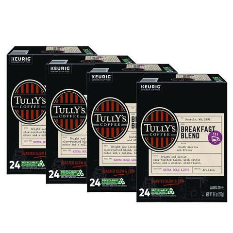 Breakfast Blend Coffee K-cups, 96/carton