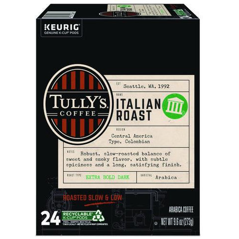 Italian Roast Coffee K-cups, 24/box