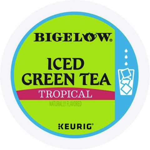 Tropical Iced Green Tea, K-cup, 0.10 Oz, 22/box