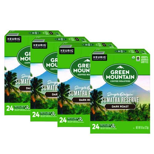 Fair Trade Organic Sumatran Extra Bold Coffee K-cups, 96/carton