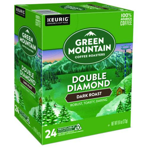 Double Black Diamond Extra Bold Coffee K-cups, 96/carton