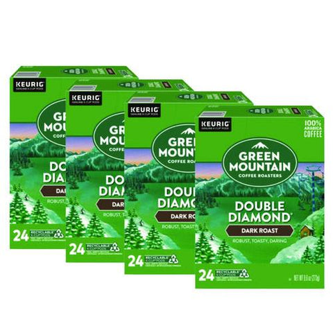 Double Black Diamond Extra Bold Coffee K-cups, 96/carton