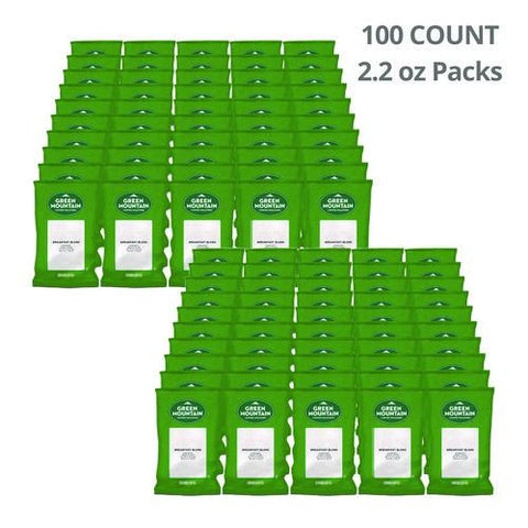 Breakfast Blend Coffee Fraction Packs, 2.2 Oz, 100/carton