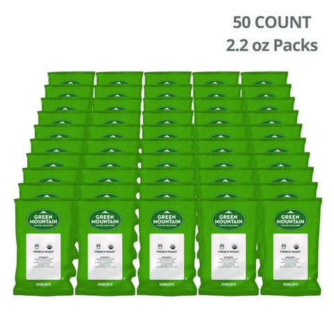 French Roast Coffee Fraction Packs, 2.2oz, 50/carton