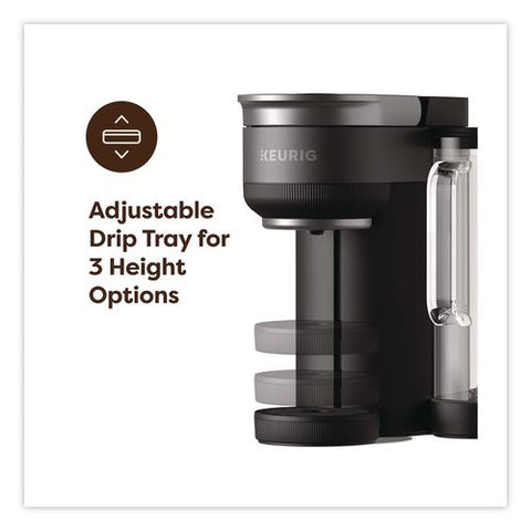 K-crema 9-cup Single Serve Coffee Maker, Black