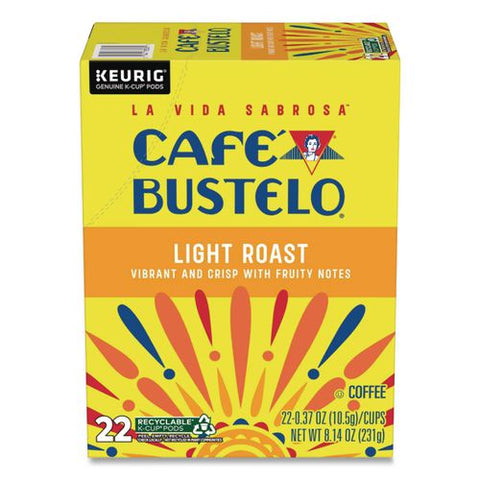 Cafe Bustelo Light Roast Coffee K-cup, 22/box