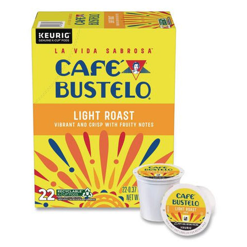 Cafe Bustelo Light Roast Coffee K-cup, 22/box