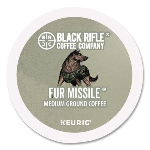 Fur Missile Coffee K-cups, 22/box, 4 Boxes/carton