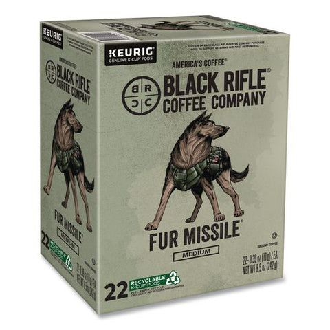 Fur Missile Coffee K-cups, 22/box