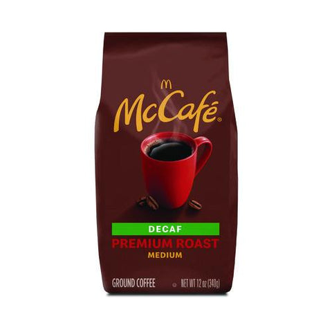 Ground Coffee, Premium Roast Decaf, 12 Oz Bag