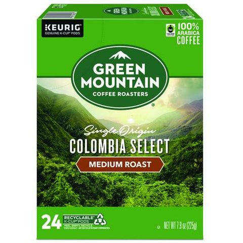 Colombian Fair Trade Select Coffee K-cups, 24/box