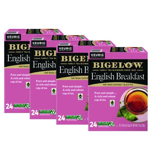 English Breakfast Tea K-cups, 24/box, 4 Box/carton