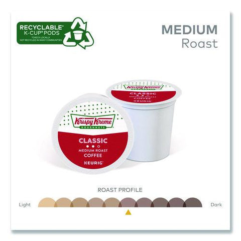 Classic Coffee K-cups, Medium Roast, 24/box