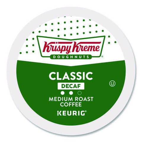 Classic Decaf Coffee K-cups, Medium Roast, 24/box