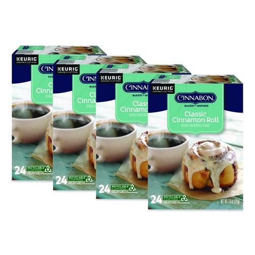 Cinnabon Classic Cinnamon Roll Coffee K-cups, 96/carton