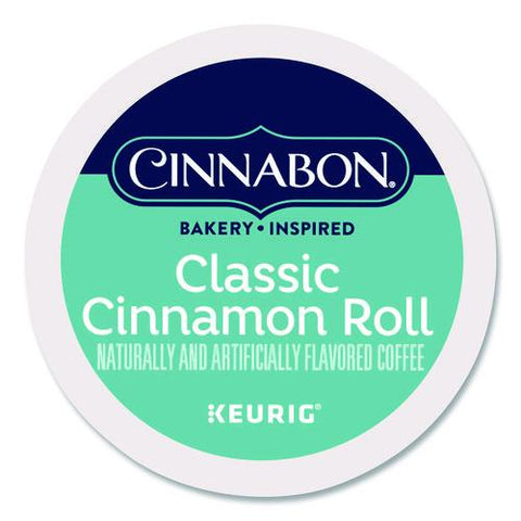 Cinnabon Classic Cinnamon Roll Coffee K-cups, 96/carton