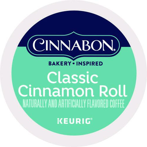 Cinnabon Classic Cinnamon Roll Coffee K-cups, 24/box