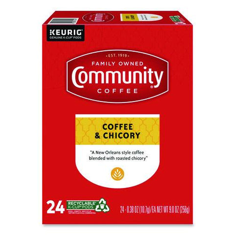 Coffee And Chicory K-cups, 24/box