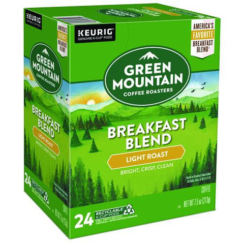 Breakfast Blend Coffee K-cup Pods, 96/carton